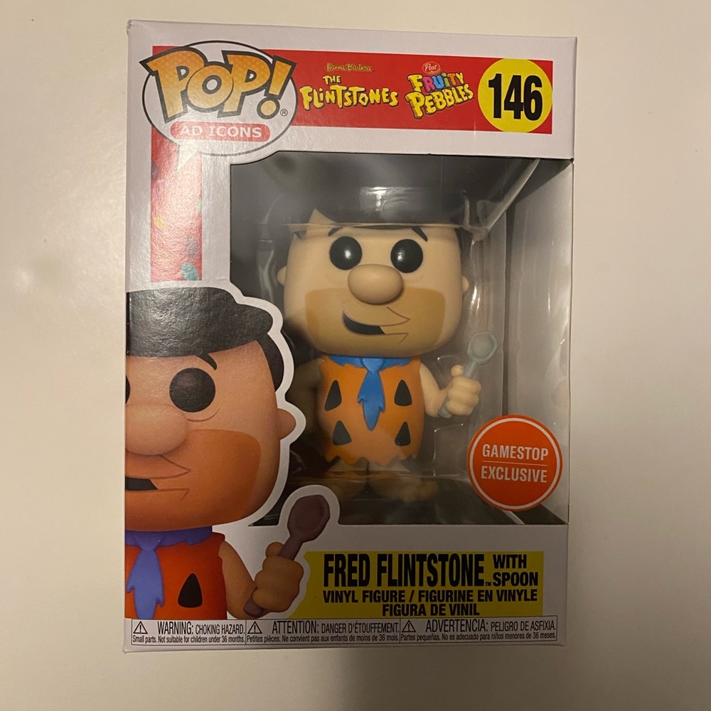 Funko pop Fred flintstone cereal collector pop